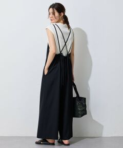 ANY / エニィ サロペット・オールインワン | 【2SET/洗濯機可】プルオーバー×キャミサロペットセット