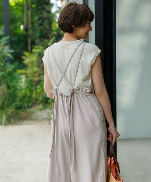 ANY / エニィ サロペット・オールインワン | 【2SET/洗濯機可】プルオーバー×キャミサロペットセット | 詳細1