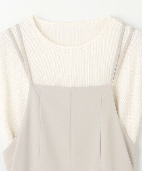 ANY / エニィ サロペット・オールインワン | 【2SET/洗濯機可】プルオーバー×キャミサロペットセット | 詳細9