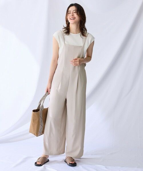 ANY / エニィ サロペット・オールインワン | 【2SET/洗濯機可】プルオーバー×キャミサロペットセット | 詳細3