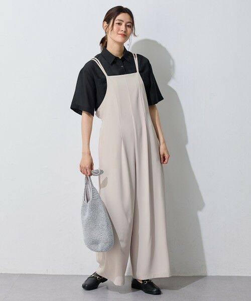 ANY / エニィ サロペット・オールインワン | 【2SET/洗濯機可】プルオーバー×キャミサロペットセット | 詳細6