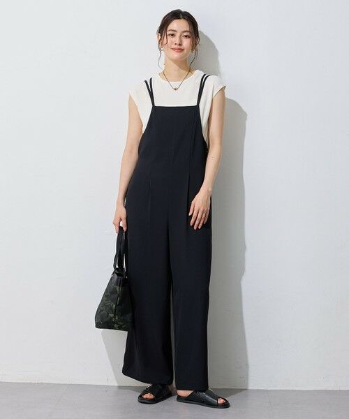 ANY / エニィ サロペット・オールインワン | 【2SET/洗濯機可】プルオーバー×キャミサロペットセット | 詳細21