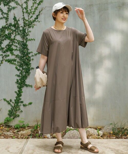 ANY / エニィ ロング・マキシ丈ワンピース | 【洗濯機可/撥水】バルーンシルエットワンピース | 詳細5