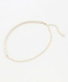ANY / エニィ ネックレス・ペンダント・チョーカー | パール×チェーンラリエットネックレス