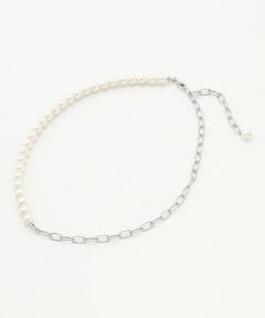 ANY / エニィ ネックレス・ペンダント・チョーカー | パール×チェーンラリエットネックレス