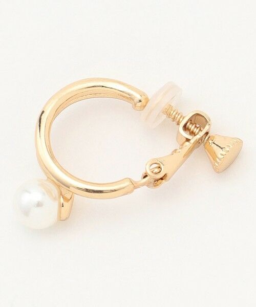 ANY / エニィ ピアス・イヤリング | ２連パールフープイヤリング(両耳用) | 詳細2