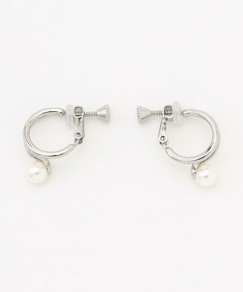 ANY / エニィ ピアス・イヤリング | ２連パールフープイヤリング(両耳用) | 詳細5