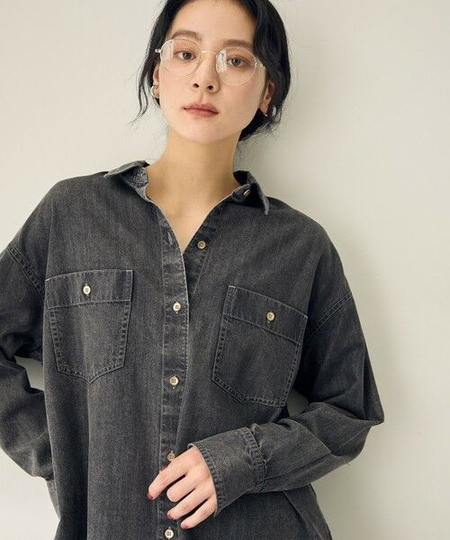 ANY / エニィ シャツ・ブラウス | オーバーデニムシャツ | 詳細1