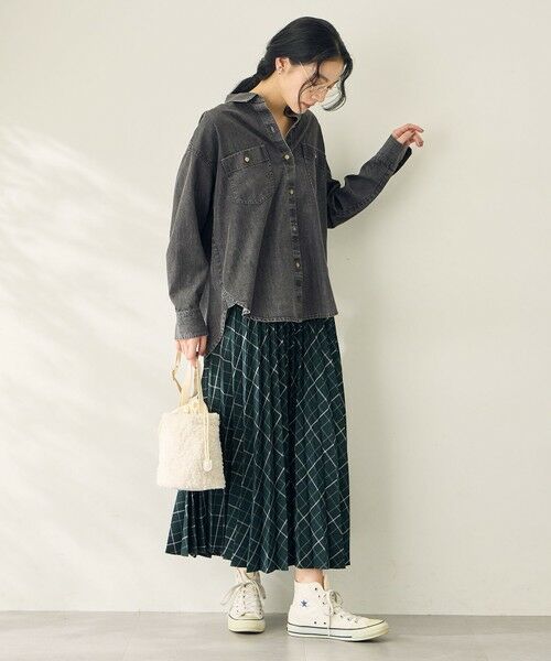 ANY / エニィ シャツ・ブラウス | オーバーデニムシャツ | 詳細5