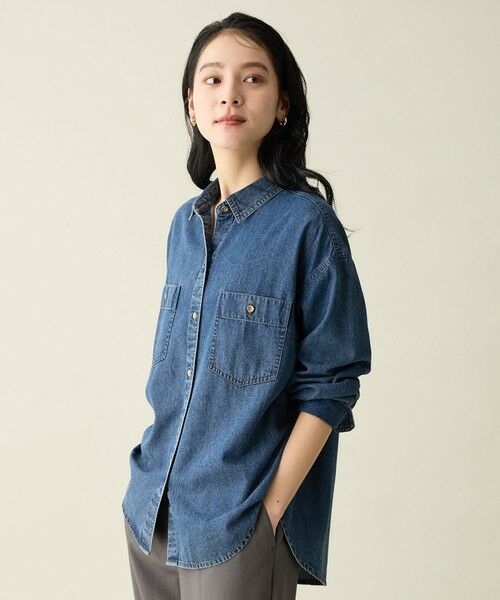 ANY / エニィ シャツ・ブラウス | オーバーデニムシャツ | 詳細12