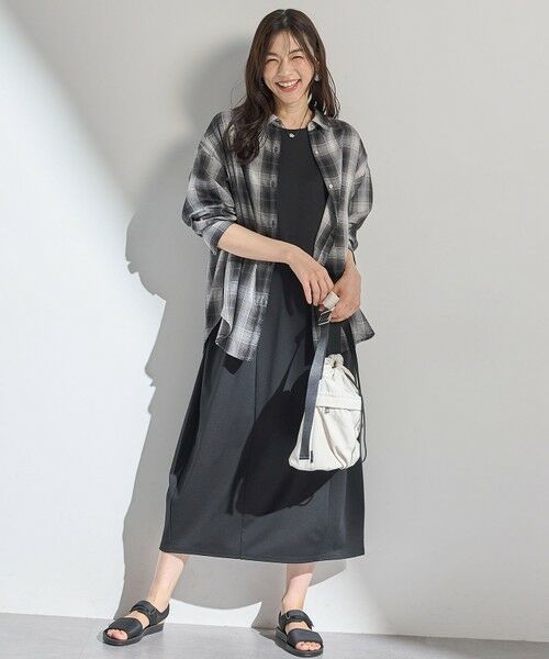 ANY / エニィ シャツ・ブラウス | オンブレーチェックオーバーシャツ | 詳細6