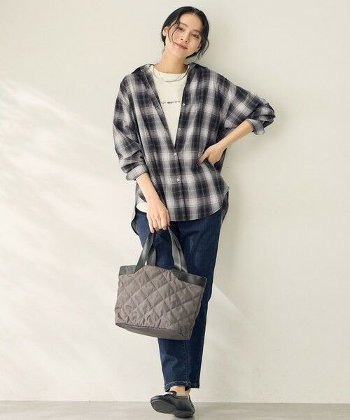 ANY / エニィ シャツ・ブラウス | オンブレーチェックオーバーシャツ | 詳細9