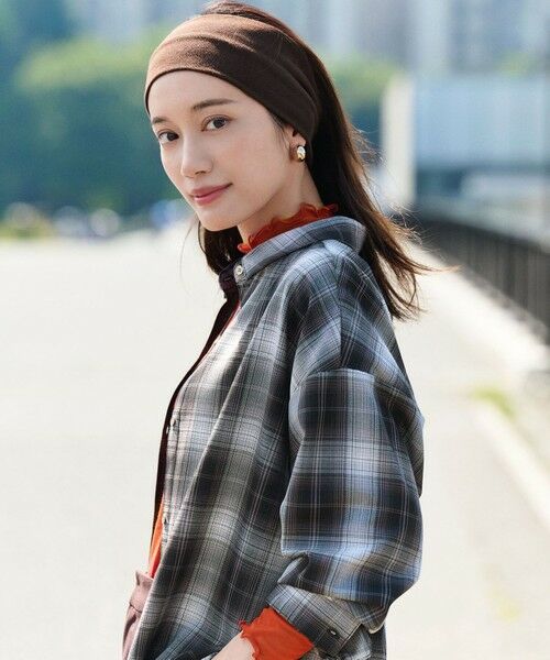 ANY / エニィ シャツ・ブラウス | オンブレーチェックオーバーシャツ | 詳細1