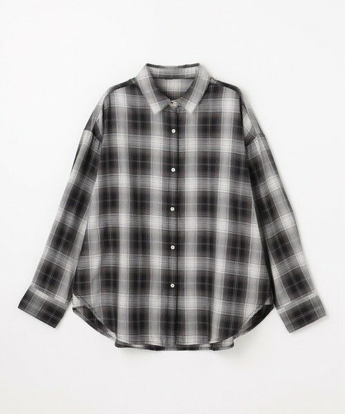 ANY / エニィ シャツ・ブラウス | オンブレーチェックオーバーシャツ | 詳細16