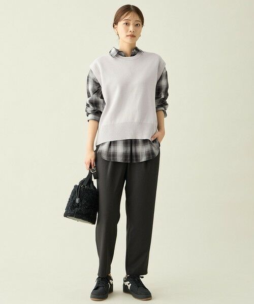 ANY / エニィ シャツ・ブラウス | オンブレーチェックオーバーシャツ | 詳細6