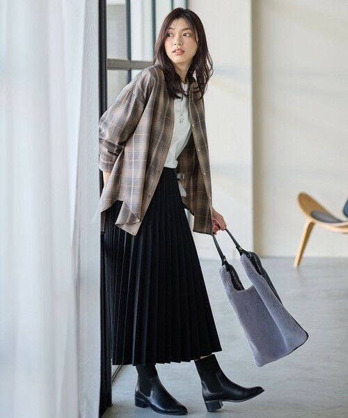 ANY / エニィ シャツ・ブラウス | オンブレーチェックオーバーシャツ | 詳細22