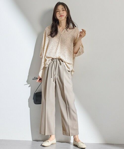 ANY / エニィ シャツ・ブラウス | 【洗濯機可】ドルマンスキッパードットブラウス | 詳細4