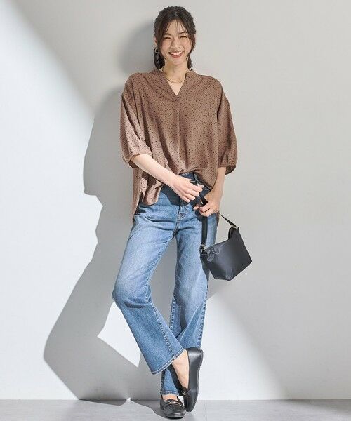 ANY / エニィ シャツ・ブラウス | 【洗濯機可】ドルマンスキッパードットブラウス | 詳細8