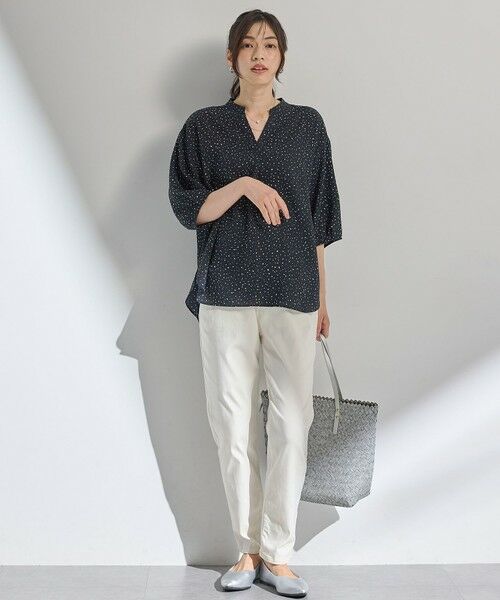 ANY / エニィ シャツ・ブラウス | 【洗濯機可】ドルマンスキッパードットブラウス | 詳細18