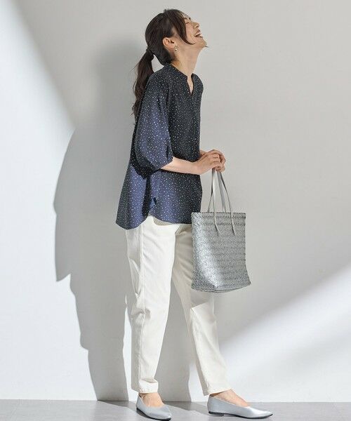 ANY / エニィ シャツ・ブラウス | 【洗濯機可】ドルマンスキッパードットブラウス | 詳細19