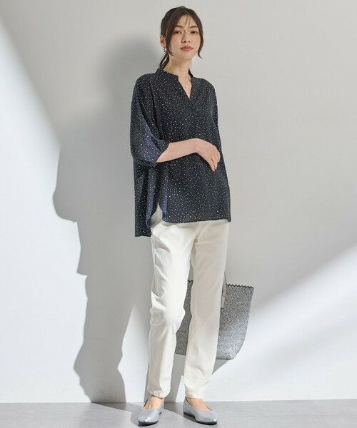 ANY / エニィ シャツ・ブラウス | 【洗濯機可】ドルマンスキッパードットブラウス | 詳細20