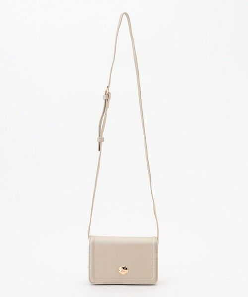 ANY/エニィ ウォレットミニショルダーバッグ シャンパン F ANY/エニィ ウォレットミニショルダーバッグ シャンパン F