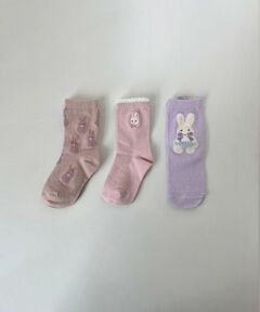 ANY / エニィ ソックス | 【3点セット】ソックス （うさぎ）