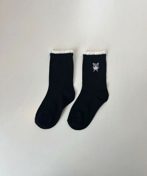 ANY / エニィ ソックス | 【3点セット】ソックス （ネコ・リボン） | 詳細2