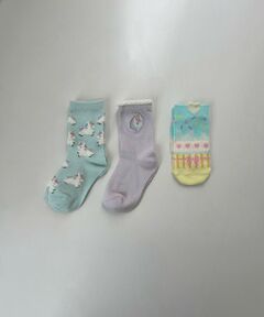 ANY / エニィ ソックス | 【3点セット】ソックス （ユニコーン）