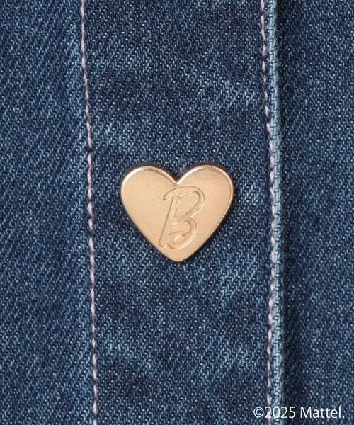 ANY / エニィ Gジャン・デニムジャケット | 【Barbie(TM)】リボン デニムジャケット | 詳細13