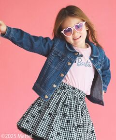 ANY / エニィ Gジャン・デニムジャケット | 【Barbie(TM)】リボン デニムジャケット