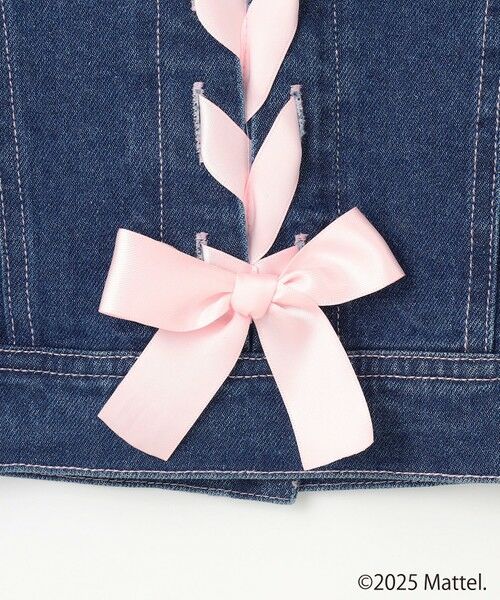 ANY / エニィ Gジャン・デニムジャケット | 【Barbie(TM)】リボン デニムジャケット | 詳細10