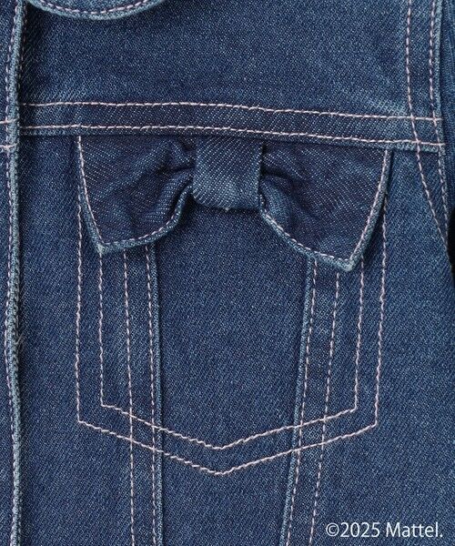 ANY / エニィ Gジャン・デニムジャケット | 【Barbie(TM)】リボン デニムジャケット | 詳細12