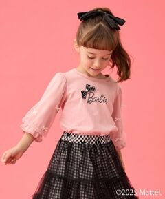ANY / エニィ カットソー | 【Barbie(TM)】リボン 七分袖Tシャツ