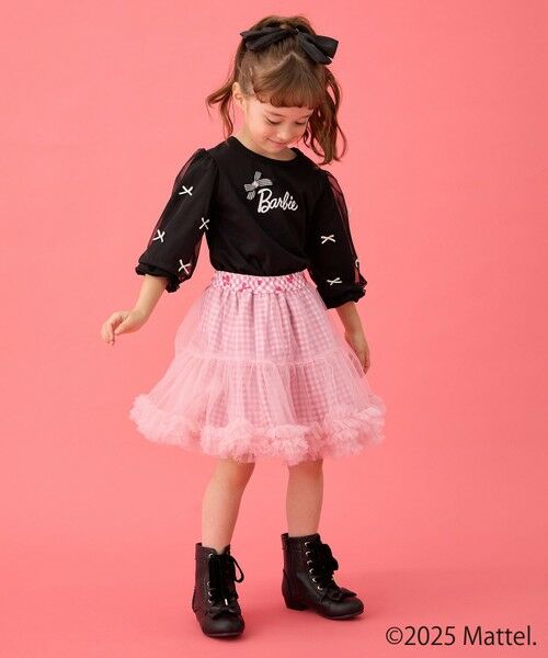ANY / エニィ カットソー | 【Barbie(TM)】リボン 七分袖Tシャツ | 詳細2