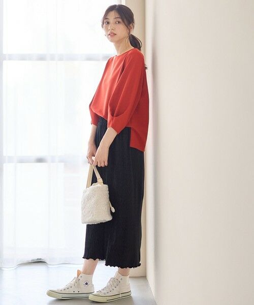 ANY / エニィ カットソー | コンフォータブル袖タックブラウス | 詳細11