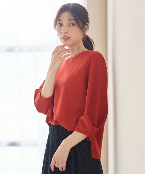 ANY / エニィ カットソー | コンフォータブル袖タックブラウス | 詳細9