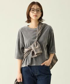 ANY / エニィ カットソー | チュールフロッキープルオーバー