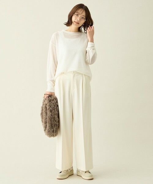 ANY / エニィ カットソー | シアーワッフルロングスリーブTシャツ | 詳細2