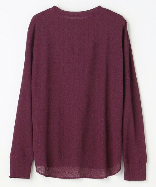 ANY / エニィ カットソー | シアーワッフルロングスリーブTシャツ | 詳細10