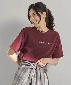 ANY / エニィ カットソー | 【洗濯機可/接触冷感/UVケア】オーガビッツロゴテールＴシャツ