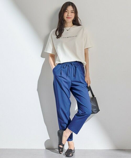 ANY / エニィ カットソー | 【洗濯機可/接触冷感/UVケア】オーガビッツロゴテールＴシャツ | 詳細2