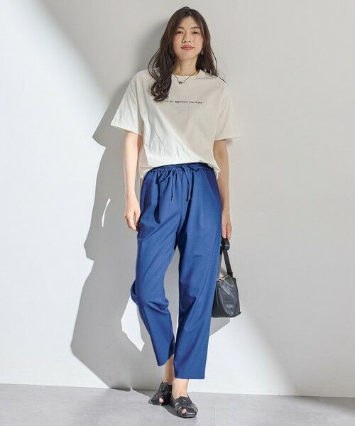 ANY / エニィ カットソー | 【洗濯機可/接触冷感/UVケア】オーガビッツロゴテールＴシャツ | 詳細3