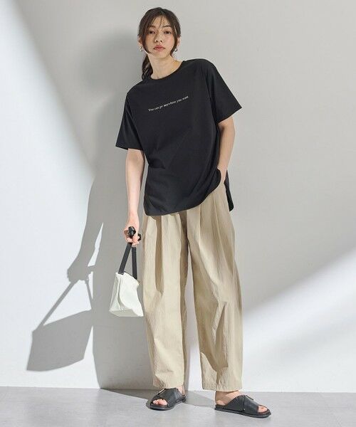 ANY / エニィ カットソー | 【洗濯機可/接触冷感/UVケア】オーガビッツロゴテールＴシャツ | 詳細7