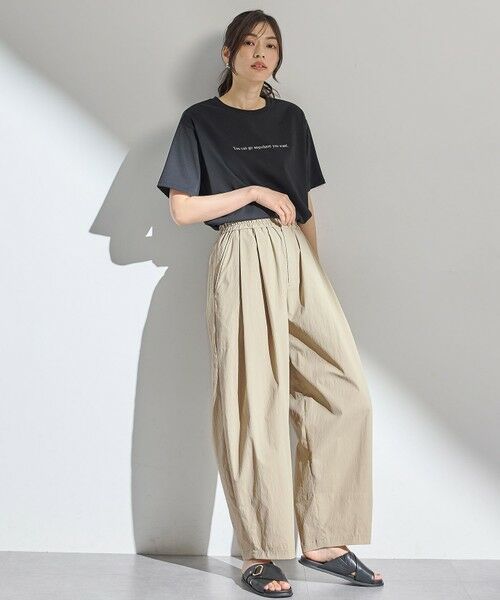 ANY / エニィ カットソー | 【洗濯機可/接触冷感/UVケア】オーガビッツロゴテールＴシャツ | 詳細8