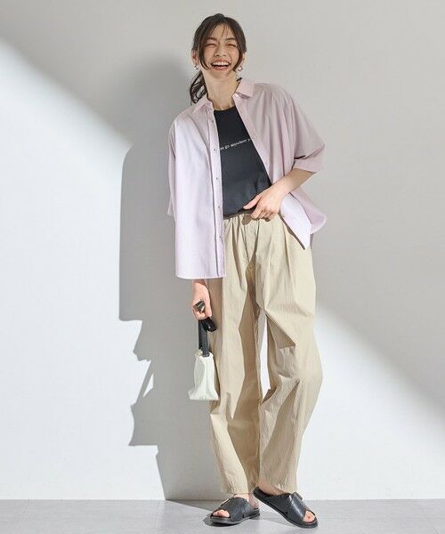 ANY / エニィ カットソー | 【洗濯機可/接触冷感/UVケア】オーガビッツロゴテールＴシャツ | 詳細9