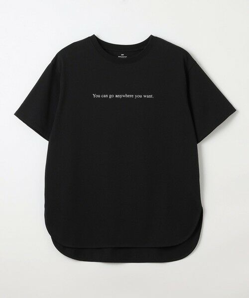 ANY / エニィ カットソー | 【洗濯機可/接触冷感/UVケア】オーガビッツロゴテールＴシャツ | 詳細10