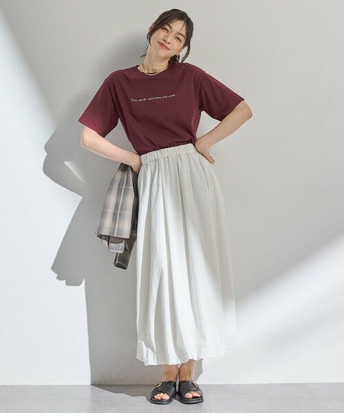 ANY / エニィ カットソー | 【洗濯機可/接触冷感/UVケア】オーガビッツロゴテールＴシャツ | 詳細13