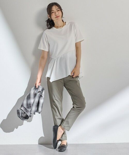 ANY / エニィ カットソー | 【洗濯機可】コンビネーションイレヘムカットソー | 詳細4