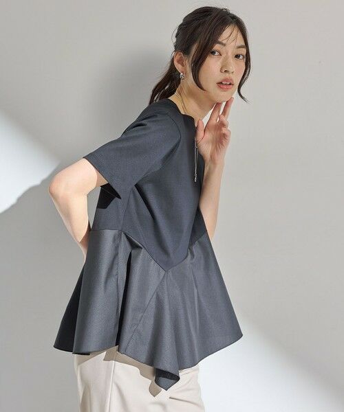 ANY / エニィ カットソー | 【洗濯機可】コンビネーションイレヘムカットソー | 詳細8